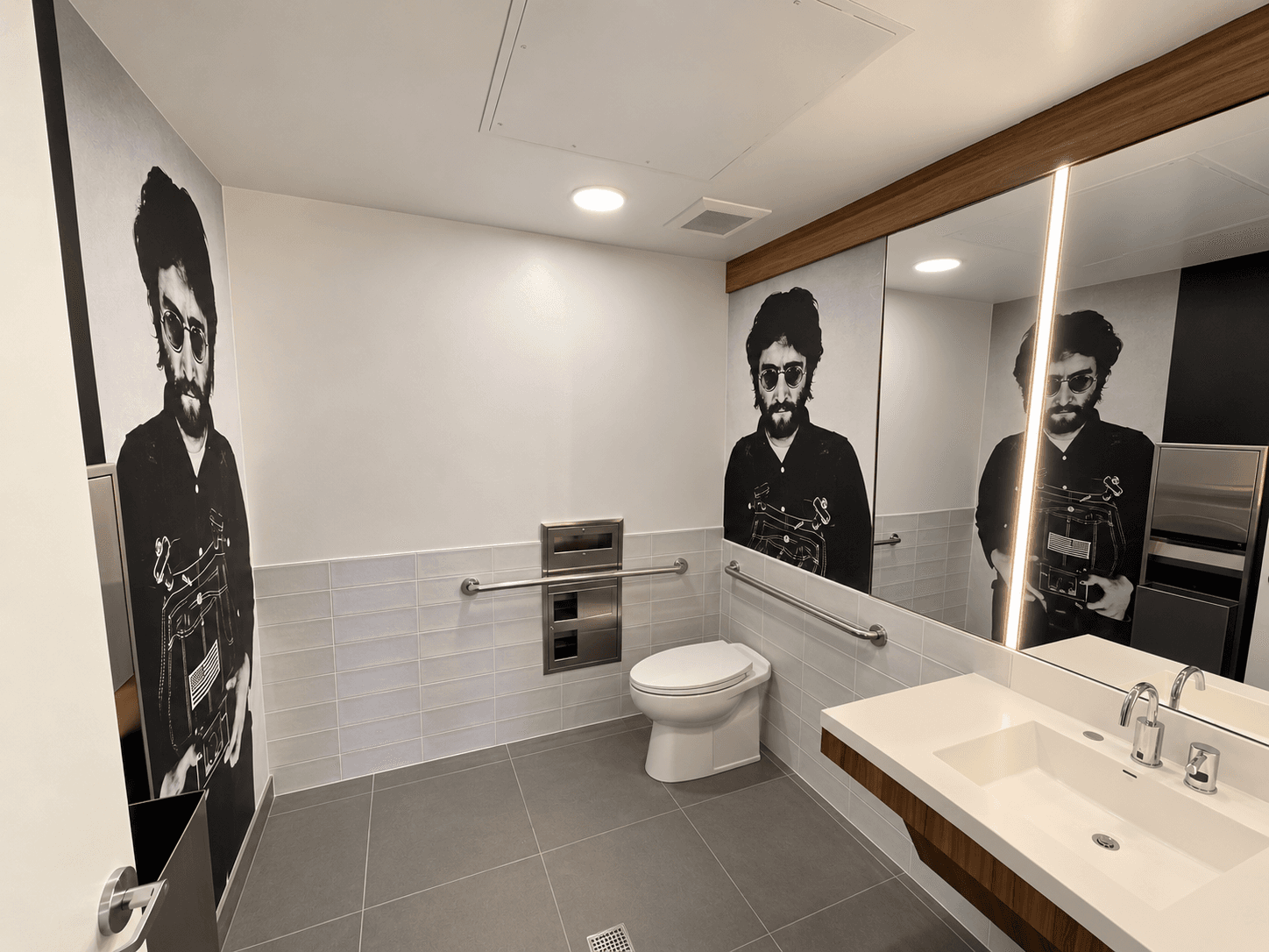 The 505 — bathroom mural